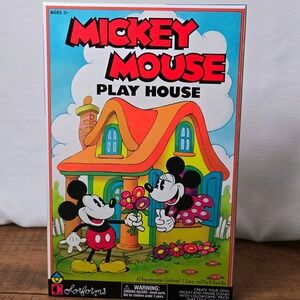 Disney Mickey Mouse Play House Colorforms 45 Repositionable Pieces New Sealed